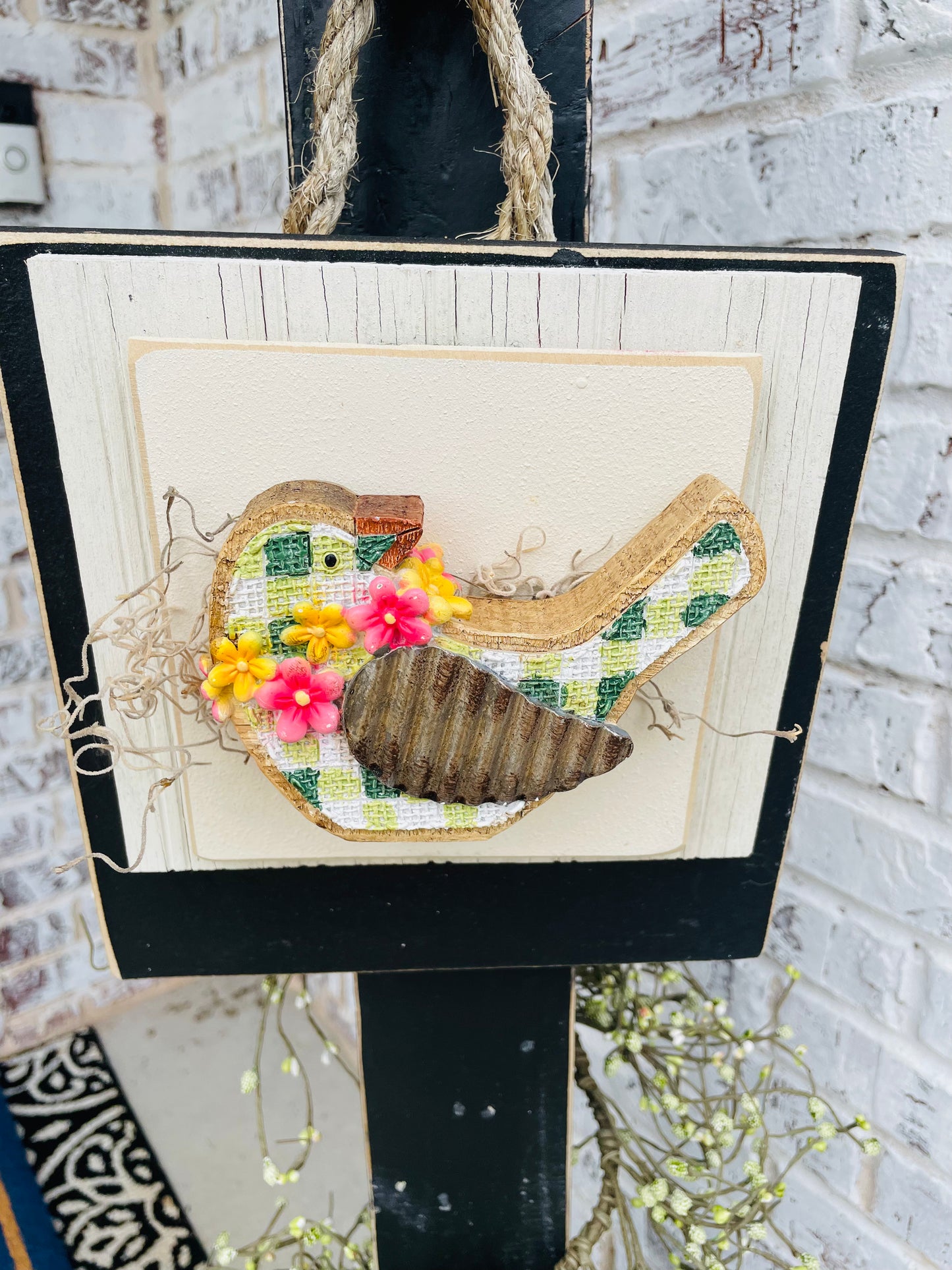 Spring Floral Bird Change Out