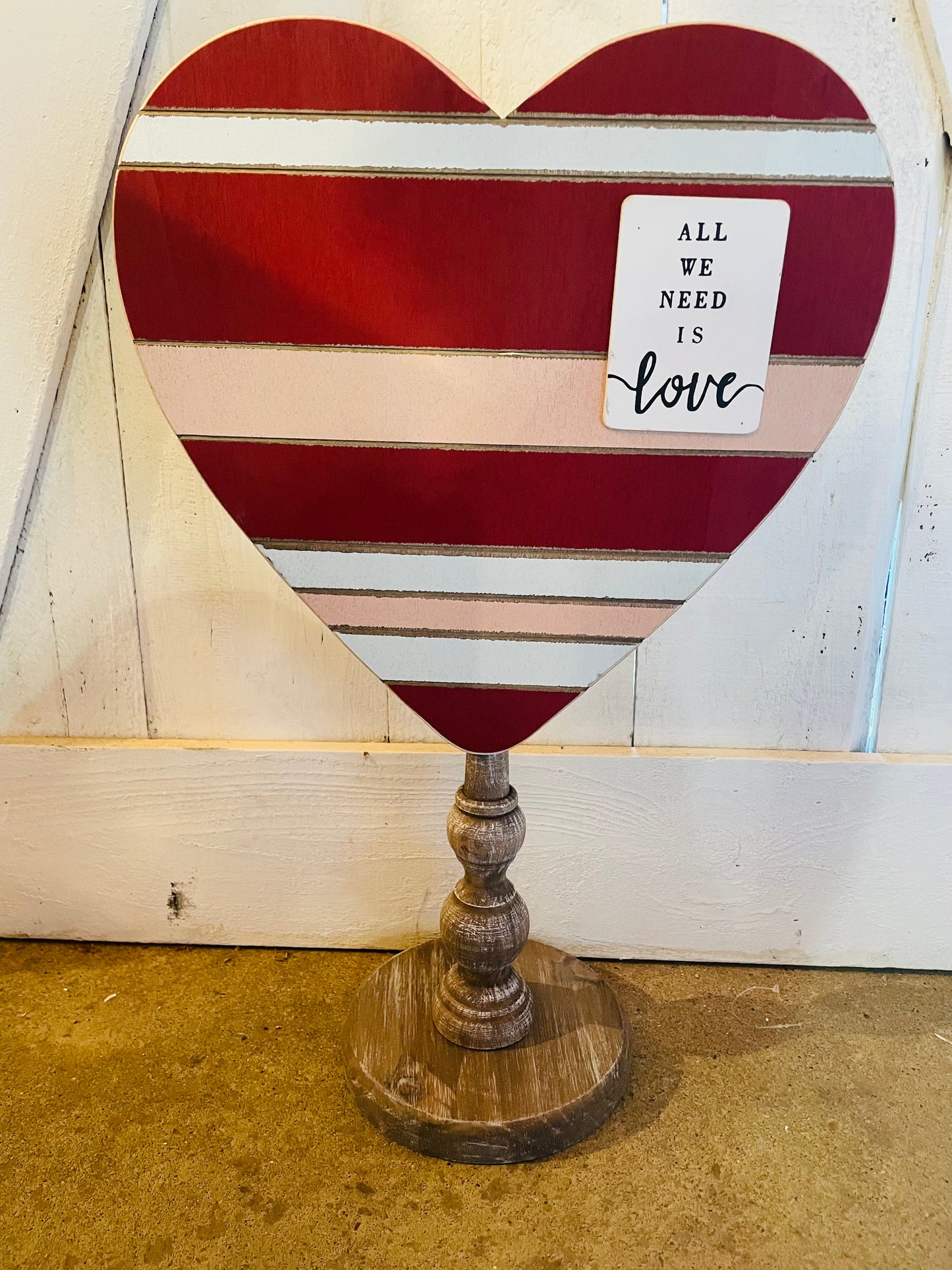 All We Need is Love Topper for Table Top Stand